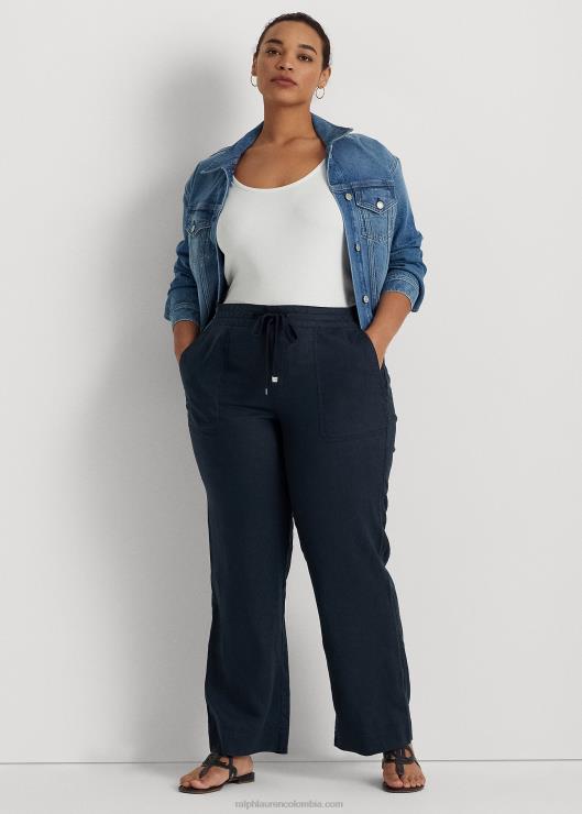 pantalón ancho de lino mujer Armada Ralph Lauren 2XR2V4665