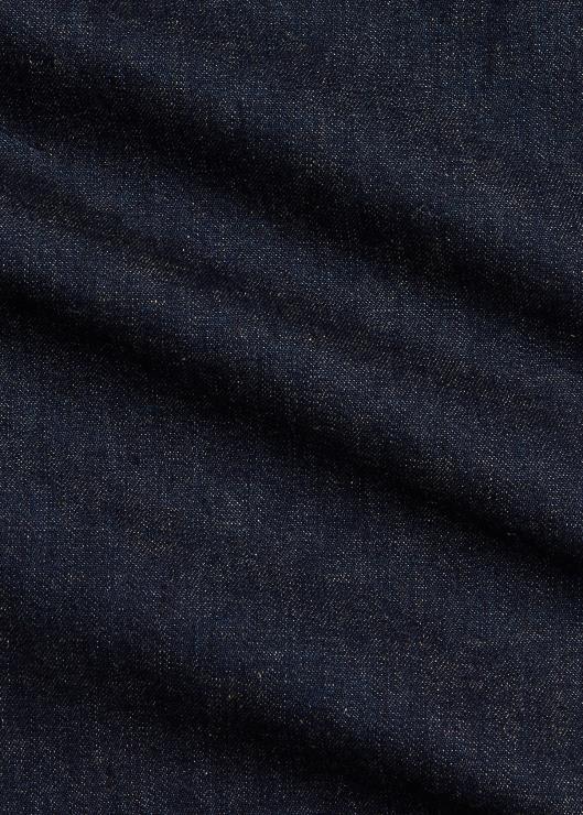 pantalón ancho de mezclilla de algodón y lino mujer índigo Ralph Lauren 2XR2V3665