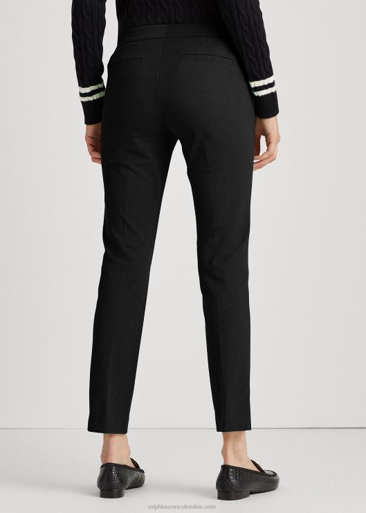 pantalón de algodón elástico mujer negro Ralph Lauren 2XR2V4478