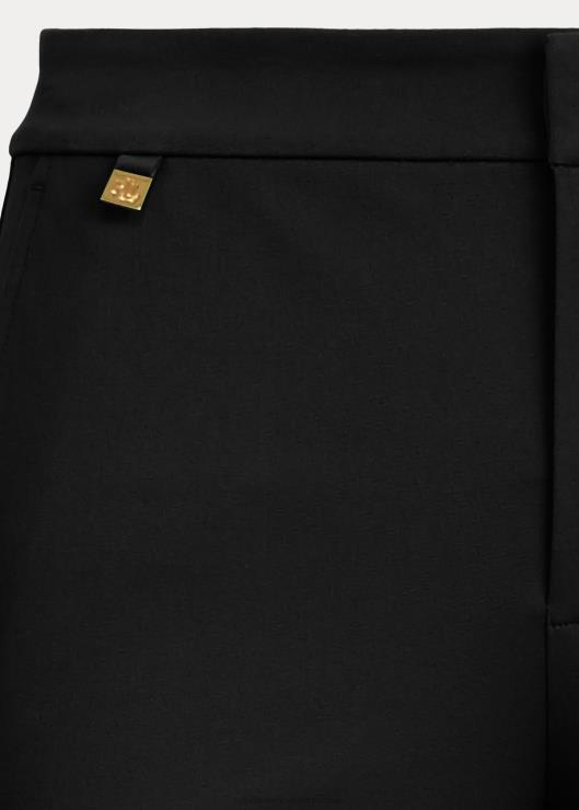 pantalón de algodón elástico mujer negro Ralph Lauren 2XR2V4478