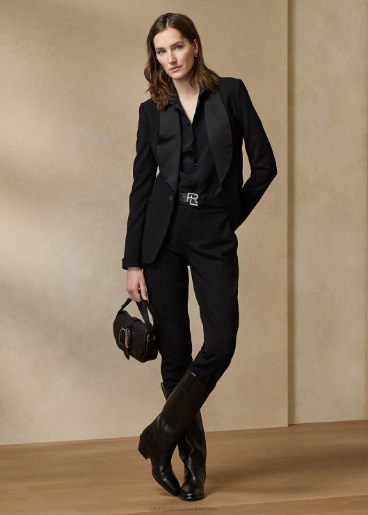 pantalón de lana seth mujer negro Ralph Lauren 2XR2V3464