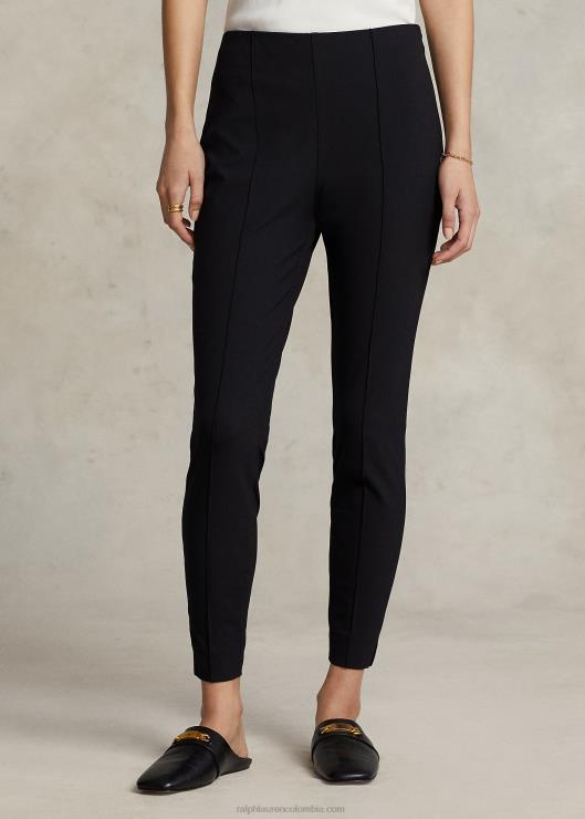 pantalón pitillo elástico mujer negro Ralph Lauren 2XR2V2886