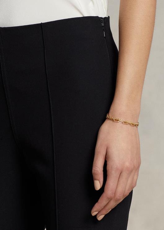 pantalón pitillo elástico mujer negro Ralph Lauren 2XR2V2886