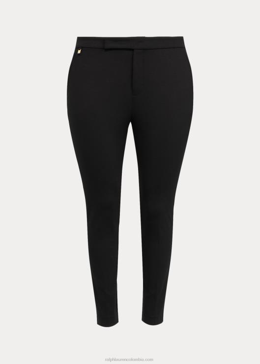 pantalón ponte recto mujer negro Ralph Lauren 2XR2V4722