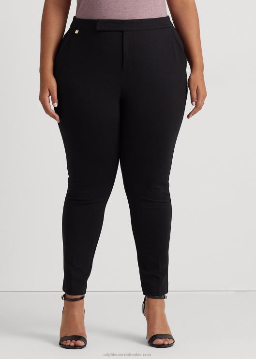 pantalón ponte recto mujer negro Ralph Lauren 2XR2V4722