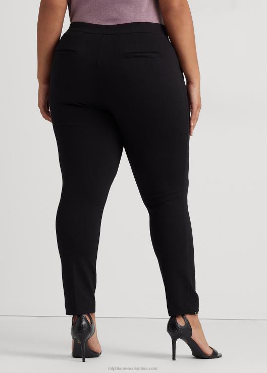 pantalón ponte recto mujer negro Ralph Lauren 2XR2V4722