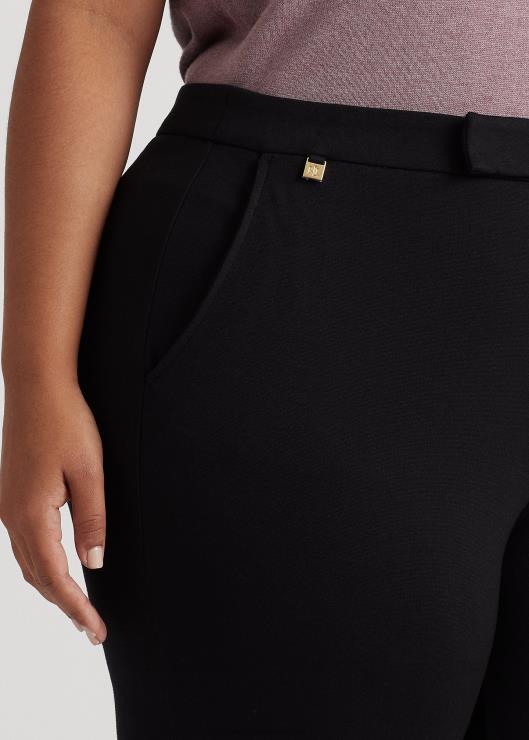 pantalón ponte recto mujer negro Ralph Lauren 2XR2V4722
