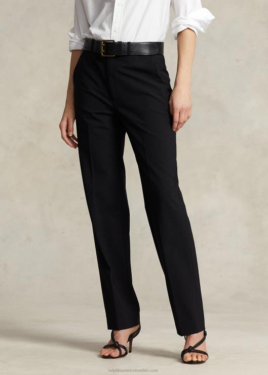 pantalón stretch recto mujer negro Ralph Lauren 2XR2V4756