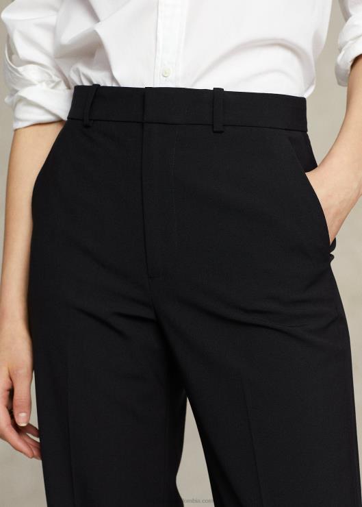pantalón stretch recto mujer negro Ralph Lauren 2XR2V4756