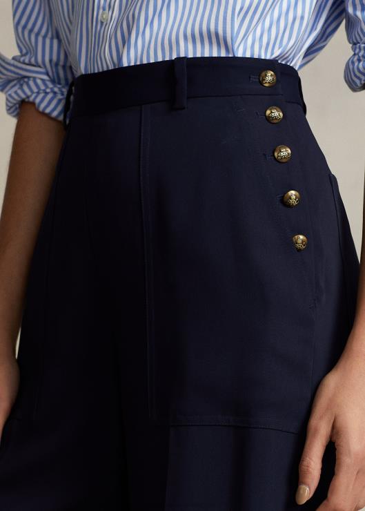 pantalones anchos de cady mujer tinta Ralph Lauren 2XR2V3041