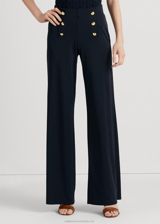pantalones anchos de jersey elástico mujer Armada Ralph Lauren 2XR2V9157