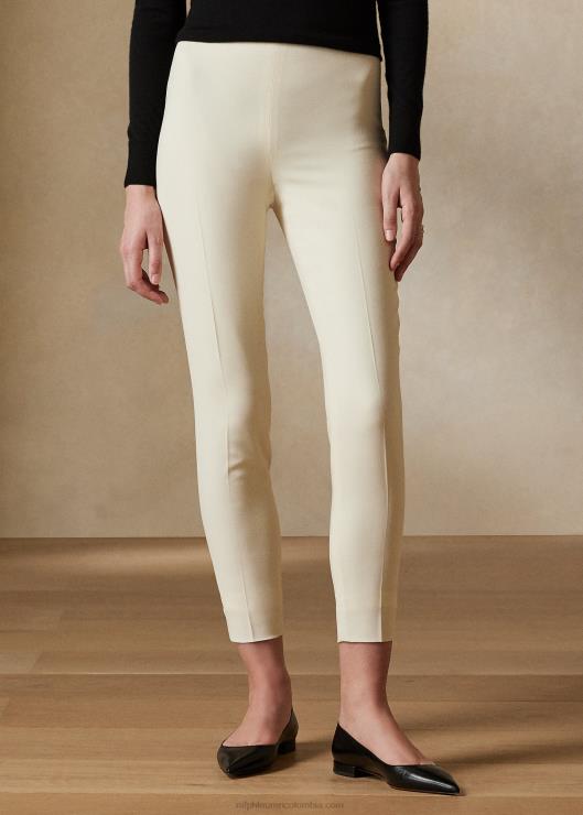 pantalones annie de lana stretch mujer crema Ralph Lauren 2XR2V9366