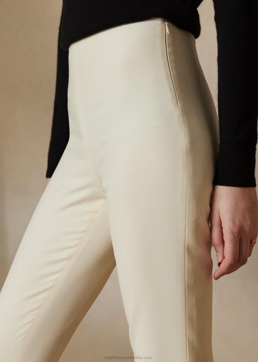 pantalones annie de lana stretch mujer crema Ralph Lauren 2XR2V9366