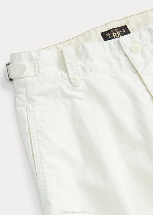 pantalones capri de popelina con pernera ancha mujer blanco Ralph Lauren 2XR2V3664