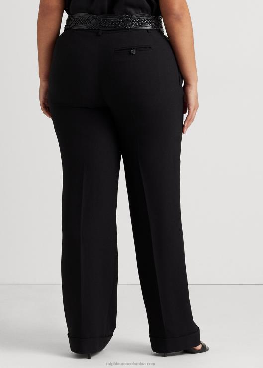 pantalones de crepé de marta plisada mujerRalph Lauren 2XR2V4783