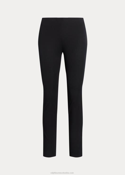 pantalones pitillo de sarga elástica mujer negro Ralph Lauren 2XR2V3805
