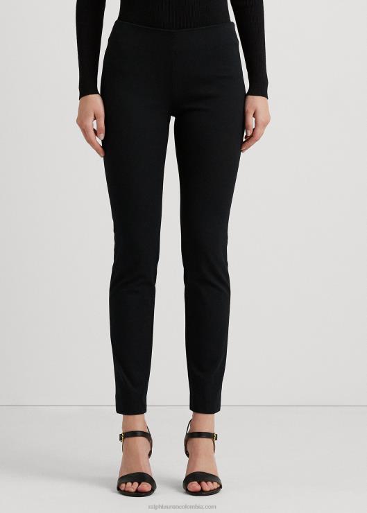 pantalones pitillo de sarga elástica mujer negro Ralph Lauren 2XR2V3805