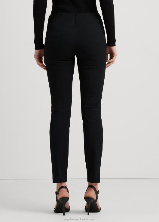 pantalones pitillo de sarga elástica mujer negro Ralph Lauren 2XR2V3805