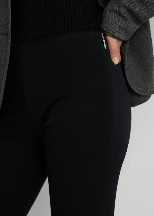 pantalones pitillo de sarga elástica mujer negro Ralph Lauren 2XR2V3805