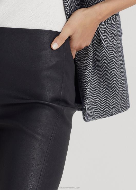 pantalones tobilleros pitillo de piel elástica mujer Armada Ralph Lauren 2XR2V4897