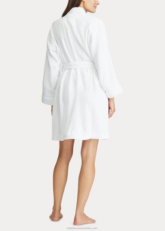 bata de felpa de algodón mujer blanco Ralph Lauren 2XR2V4253