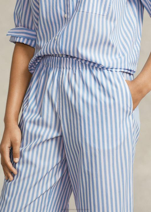 conjunto de pijama de popelina de manga larga mujerRalph Lauren 2XR2V2893