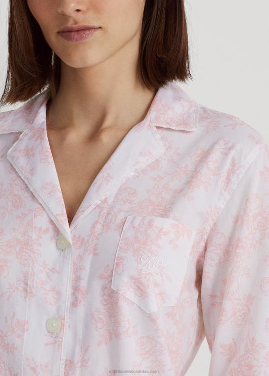 juego de dormir de popelina floral mujer rosas florales Ralph Lauren 2XR2V4465