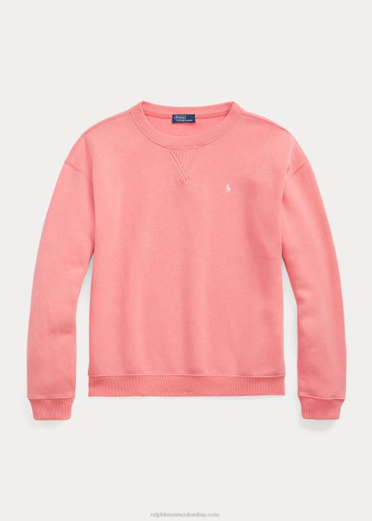 jersey de cuello redondo de lana mujer dulce rosa Ralph Lauren 2XR2V9096