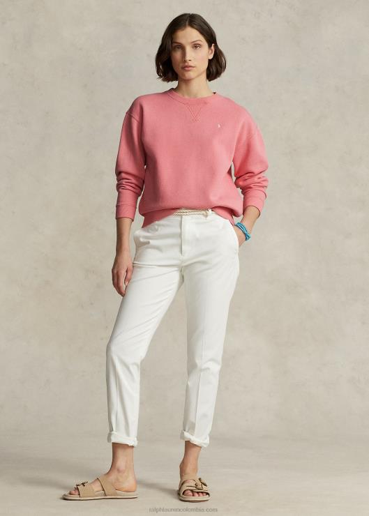jersey de cuello redondo de lana mujer dulce rosa Ralph Lauren 2XR2V9096