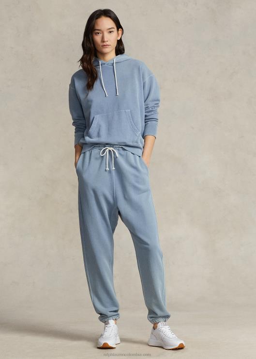 sudadera con capucha de algodón orgánico mujer índigo Ralph Lauren 2XR2V3188