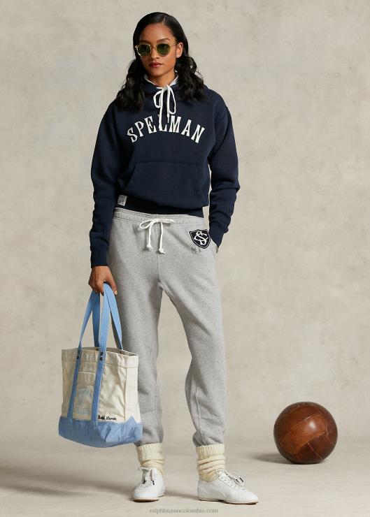 sudadera con capucha y logo de la colección spelman mujer aviador de la marina Ralph Lauren 2XR2V3314