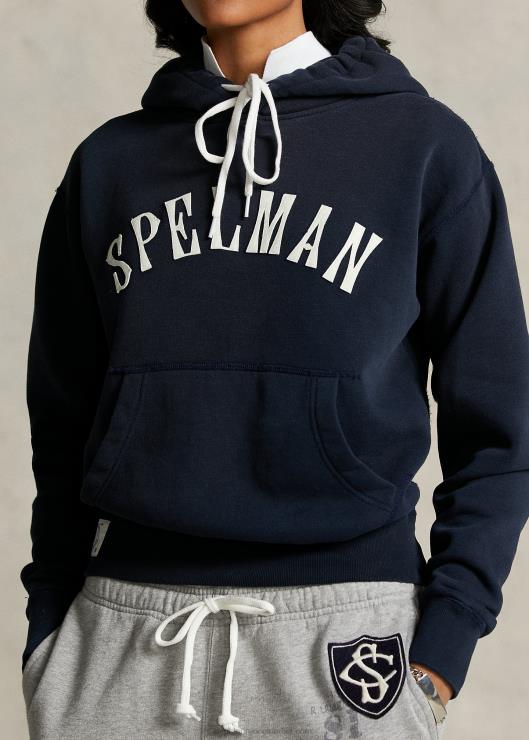 sudadera con capucha y logo de la colección spelman mujer aviador de la marina Ralph Lauren 2XR2V3314