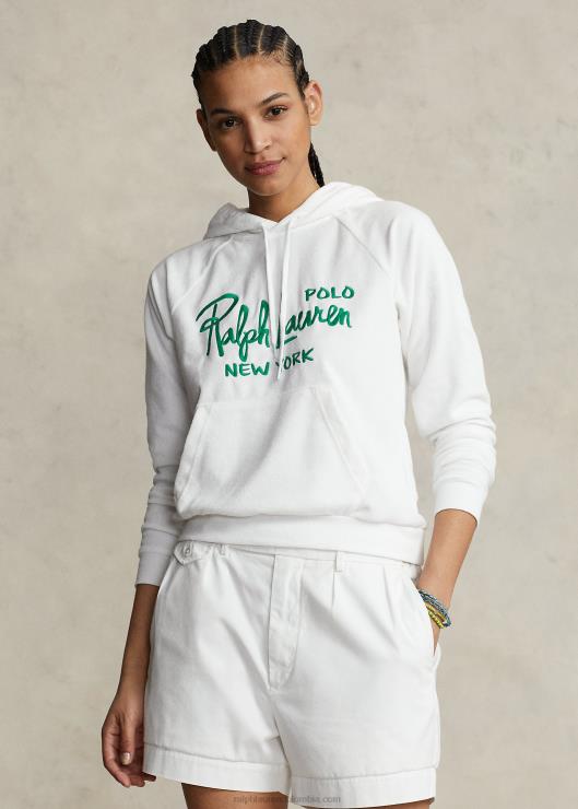 sudadera con logo bordado mujer blanco Ralph Lauren 2XR2V2970