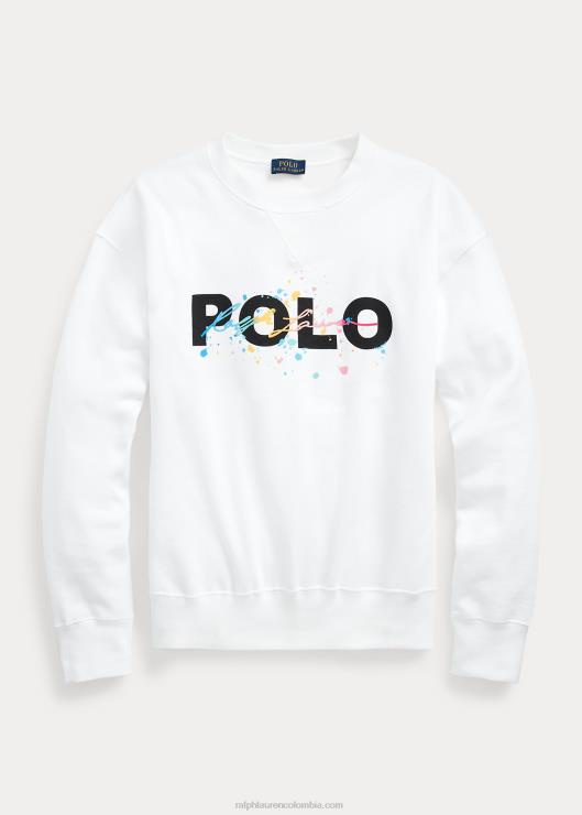 sudadera con logo gráfico mujer blanco Ralph Lauren 2XR2V3352