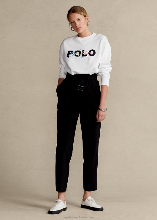 sudadera con logo gráfico mujer blanco Ralph Lauren 2XR2V3352