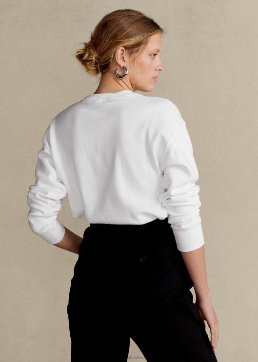 sudadera con logo gráfico mujer blanco Ralph Lauren 2XR2V3352