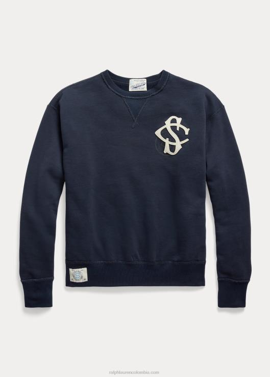 sudadera con parche de la colección spelman mujer aviador de la marina Ralph Lauren 2XR2V3317