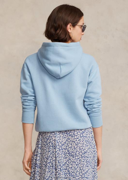 sudadera polar con osito polo mujer azul pálido Ralph Lauren 2XR2V3059