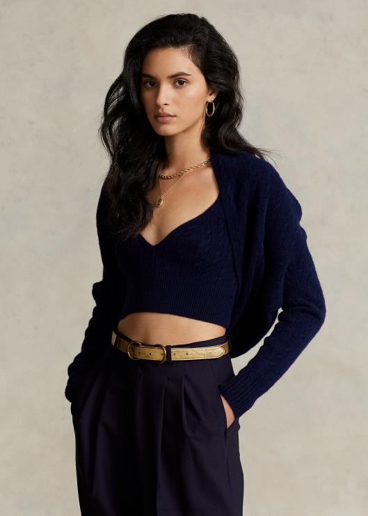 bolero de ochos de lana y cachemir mujer Armada Ralph Lauren 2XR2V3103