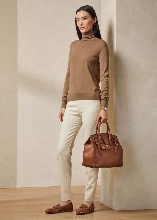 cuello alto de cachemira mujer camello Ralph Lauren 2XR2V3527