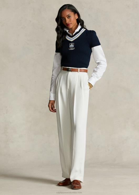 el suéter de cricket de la colección spelman mujer azul marino multi Ralph Lauren 2XR2V3312