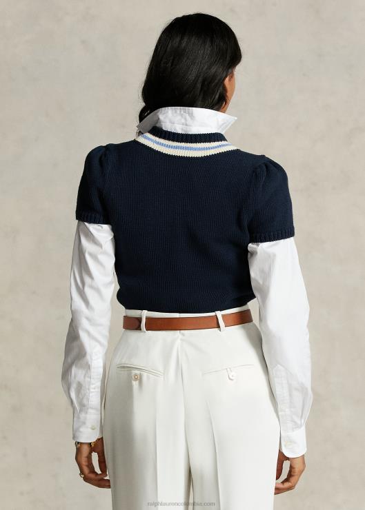el suéter de cricket de la colección spelman mujer azul marino multi Ralph Lauren 2XR2V3312