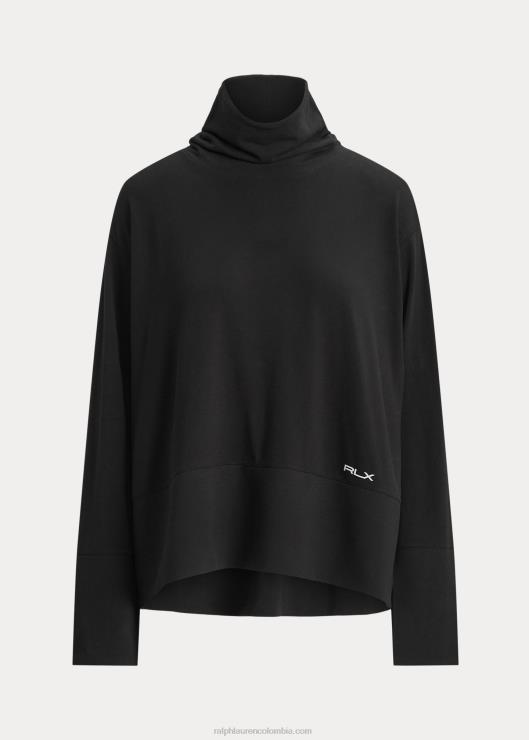 jersey de alto rendimiento en mezcla de algodón mujer negro Ralph Lauren 2XR2V3567