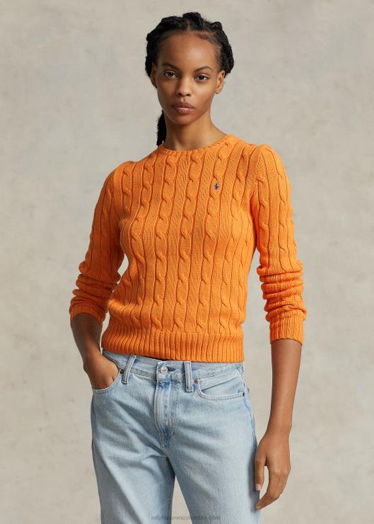 jersey de punto de ochos con cuello redondo mujer sol naranja Ralph Lauren 2XR2V9091 2XR2V9091 Camisas Ralph Lauren Colombia Ralph Lauren Colombia en venta Compra Ralph Lauren ahora Ralph Lauren mujer...