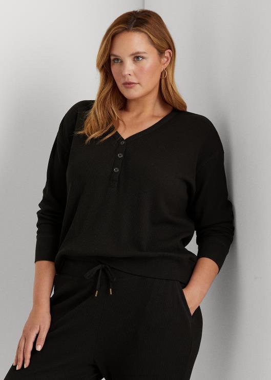 jersey térmico con cuello henley mujerRalph Lauren 2XR2V4815