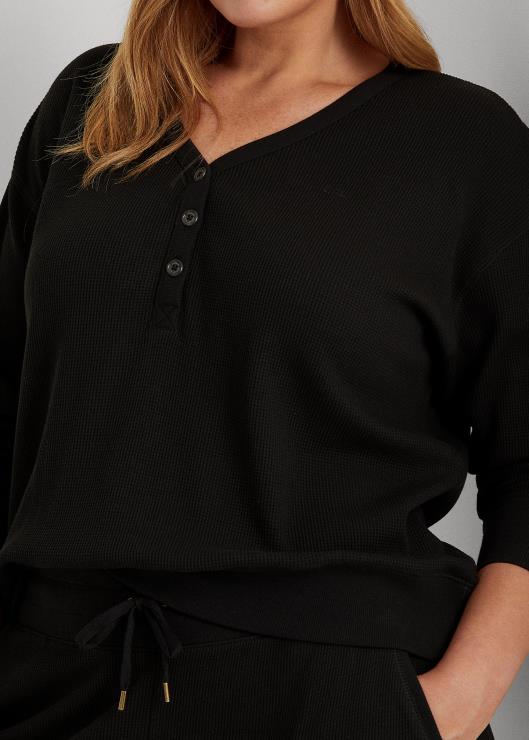 jersey térmico con cuello henley mujerRalph Lauren 2XR2V4815