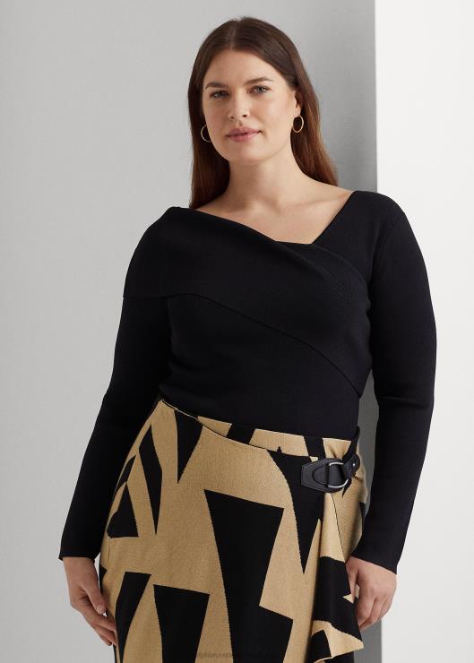 suéter asimétrico de manga larga mujerRalph Lauren 2XR2V4781