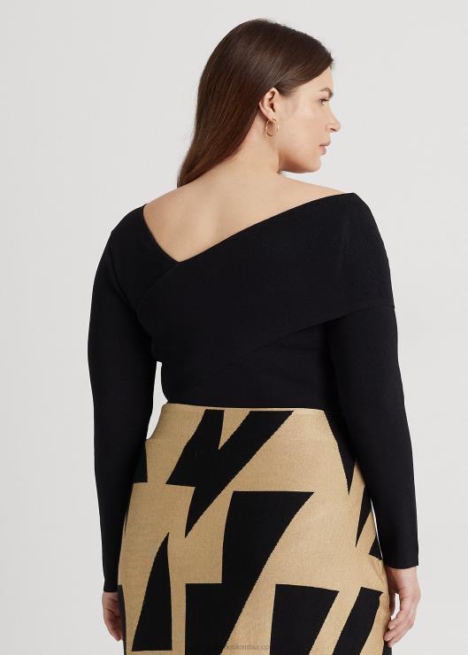 suéter asimétrico de manga larga mujerRalph Lauren 2XR2V4781