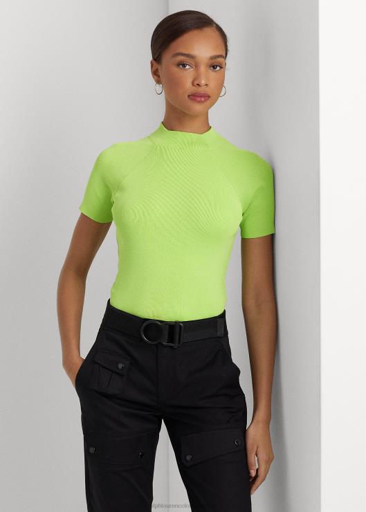suéter de manga corta con cuello alto mujer cal electrica Ralph Lauren 2XR2V3898