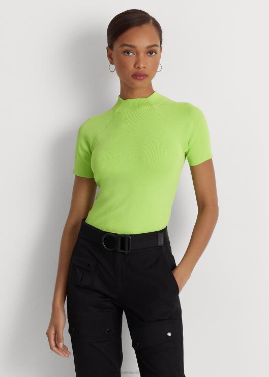 suéter de manga corta con cuello alto mujer cal electrica Ralph Lauren 2XR2V3898